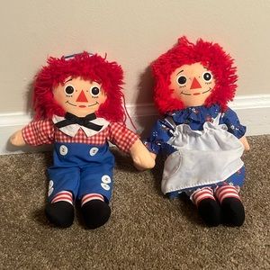 Raggedy Ann and Andy Modern Plush